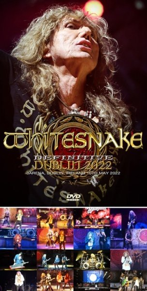 Photo1: WHITESNAKE - DEFINITIVE DUBLIN 2022 DVDR [Shades 2112] (1)