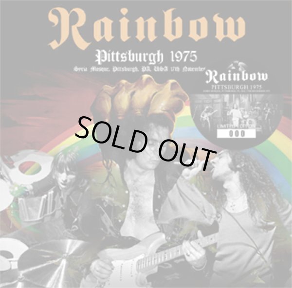 Photo1: RAINBOW - PITTSBURGH 1975 2CD [RISING ARROW-075] ★★★STOCK ITEM / HOT WINTER SALE★★★ (1)