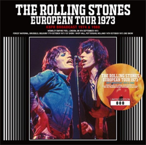 Photo1: THE ROLLING STONES - EUROPEAN TOUR 1973: KBFH BROADCAST 1974 & 1988 2CD 5th Edition (1)