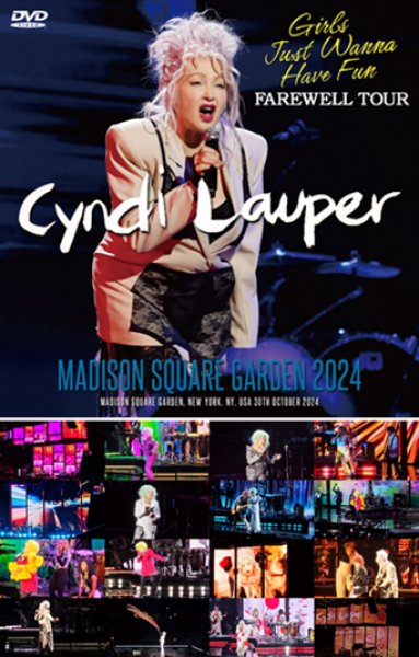 Photo1: CYNDI LAUPER - MADISON SQUARE GARDEN 2024 DVDR [Uxbridge 2360]  (1)