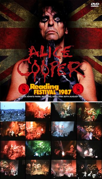 Photo1: ALICE COOPER - READING FESTIVAL 1987 DVDR [Shades 2106] (1)