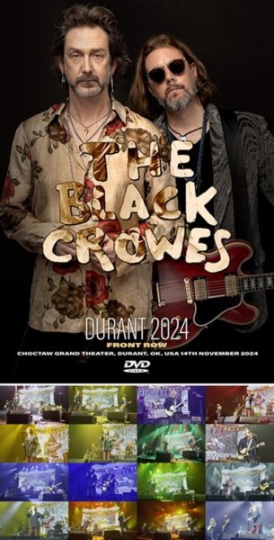 Photo1: THE BLACK CROWES - DURANT 2024: FRONT ROW DVDR (1)