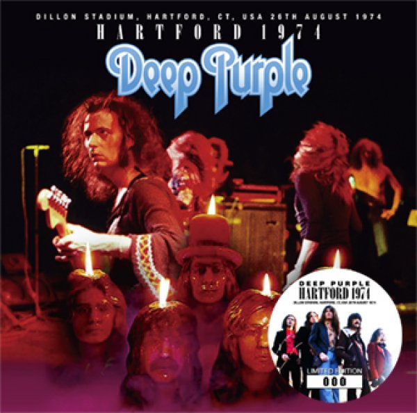 Photo1: DEEP PURPLE - HARTFORD 1974 CD [Darker Than Blue 341] (1)