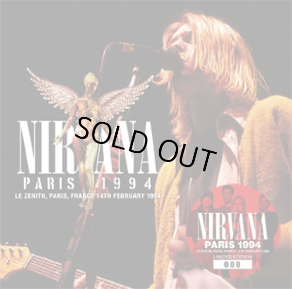 Photo1: NIRVANA - PARIS 1994 2CD plus Bonus DVDR "PARIS 1994 PRO-SHOT" [ZODIAC 709] ★★★STOCK ITEM / HOT WINTER SALE★★★ (1)