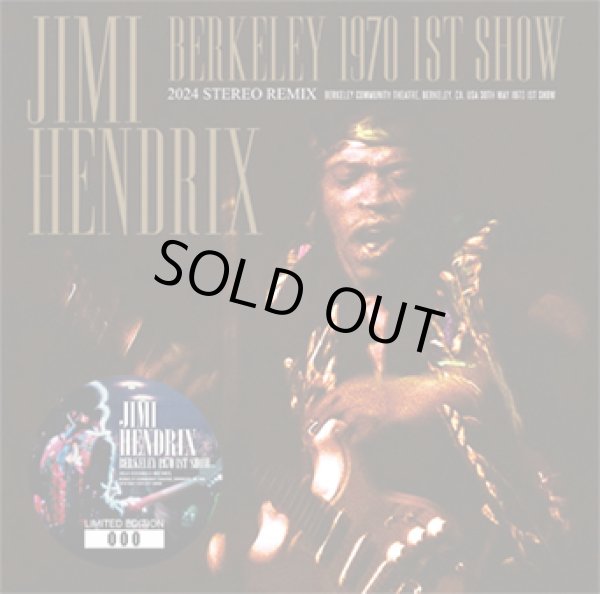Photo1: JIMI HENDRIX - BERKELEY 1970 1ST SHOW: 2024 STEREO REMIX 2CD ★★★STOCK ITEM / HOT SPRING SALE★★★ (1)