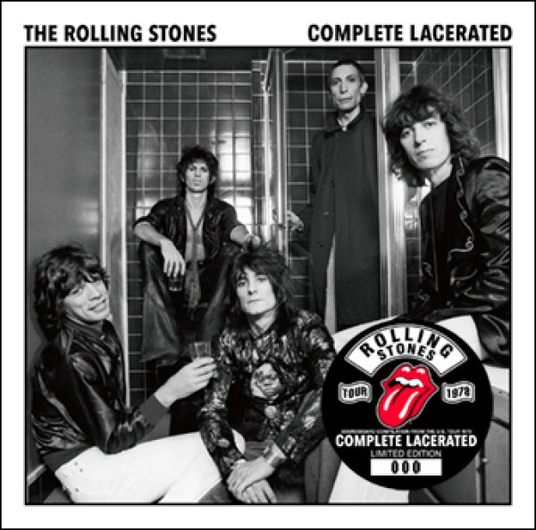 Photo1: THE ROLLING STONES - COMPLETE LACERATED 2CD *3rd Press with Standard B&W Cover (1)