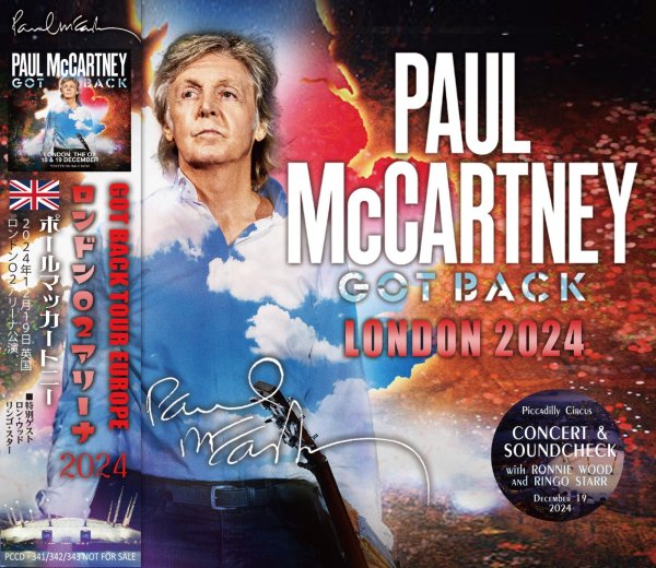 Photo1: PAUL McCARTNEY - 2024 GOT BACK LONDON 3CD [PICCADILLY CIRCUS] (1)