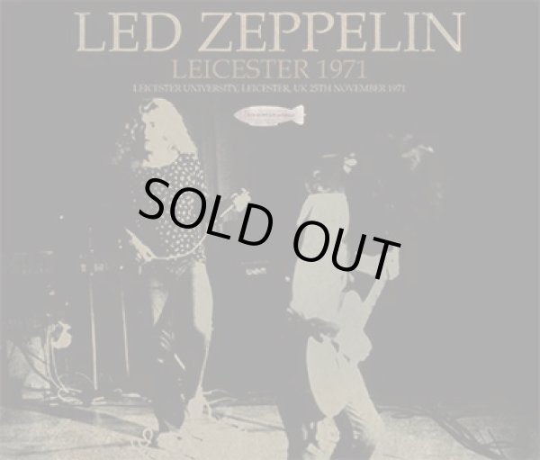 Photo1: LED ZEPPELIN - LEICESTER 1971 3CD ★★★STOCK ITEM / HOT WINTER SALE / OUT OF PRINT★★★ (1)