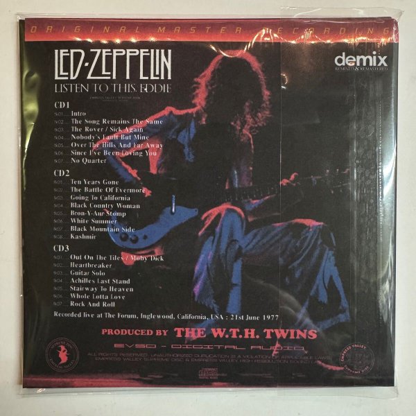 Photo2: LED ZEPPELIN - LISTEN TO THIS, EDDIE - DEMIX 3CD [EMPRESS VALLEY] (2)