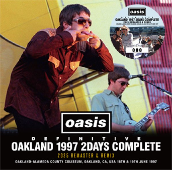 Photo1: OASIS - DEFINITIVE OAKLAND 1997 2DAYS COMPLETE: 2025 REMASTER & REMIX 2CD [Wardour-646] (1)