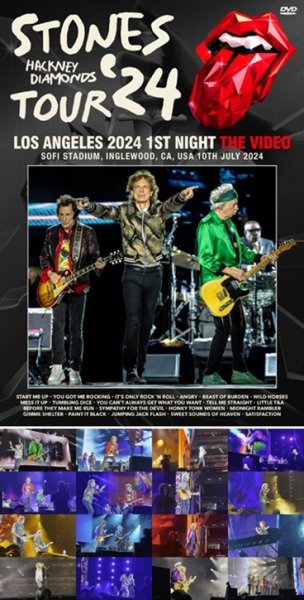 Photo1: THE ROLLING STONES - LOS ANGELES 2024 1ST NIGHT THE VIDEO DVDR [Uxbridge 2391] (1)