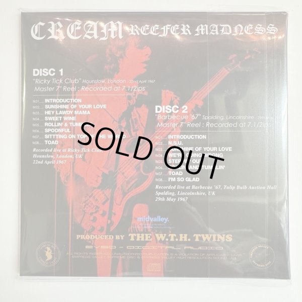 Photo2: CREAM - REFFER MADNESS 2CD [EMPRESS VALLEY] ★★★STOCK ITEM / OUT OF PRINT★★★ (2)