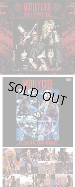 Photo2: MOTLEY CRUE - SAN ANTONIO 1983: SOUNDBOARD CD plus Bonus DVDR "US FESTIVAL 1983 UPGRADE" [ZODIAC 628] ★★★STOCK ITEM / HOT WINTER SALE★★★ (2)