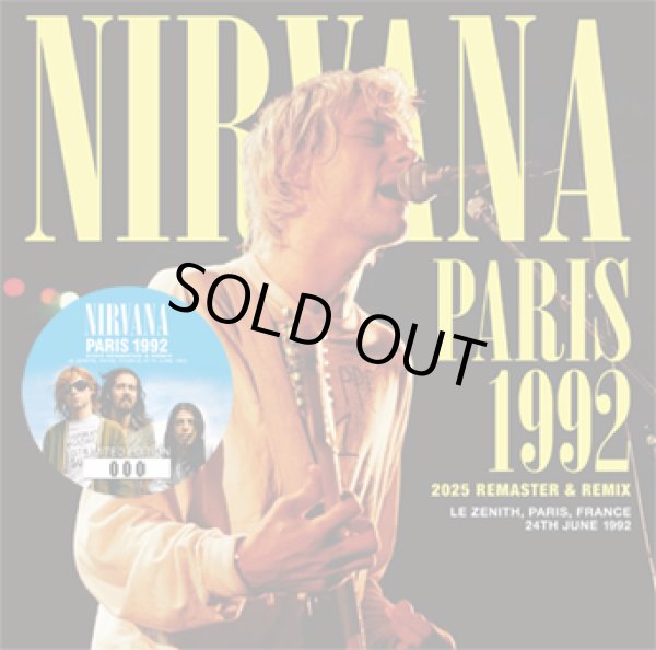 Photo1: NIRVANA - PARIS 1992: 2025 REMASTER & REMIX CD [ZODIAC 714] ★★★STOCK ITEM / OUT OF PRINT / HOT SPRING SALE★★★ (1)