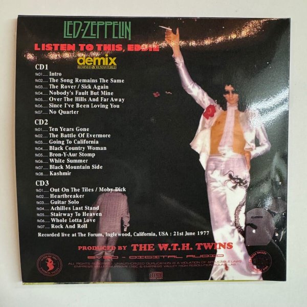 Photo4: LED ZEPPELIN - LISTEN TO THIS, EDDIE - DEMIX 3CD PRO USE ONLY COVER [EMPRESS VALLEY] (4)