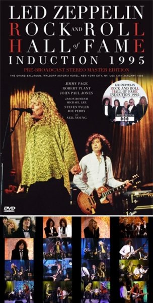 Photo1: LED ZEPPELIN - ROCK AND ROLL HALL OF FAME INDUCTION 1995 プレス DVD [Wardour-650] (1)