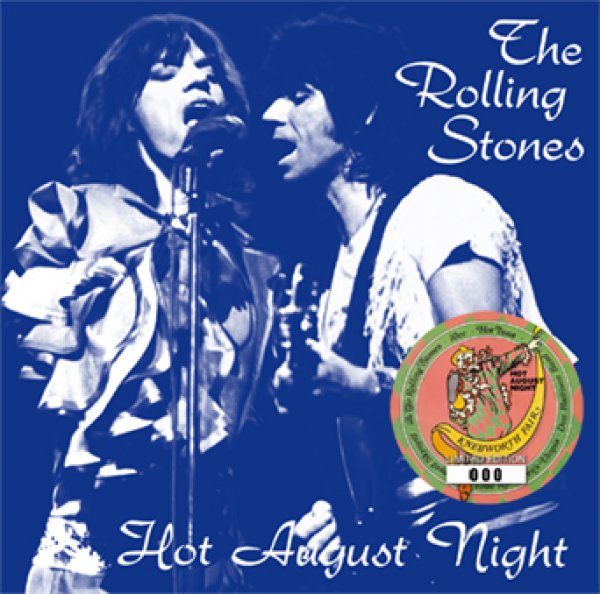 Photo1: THE ROLLING STONES - HOT AUGUST NIGHT 2CD with Original Blue Cover (1)