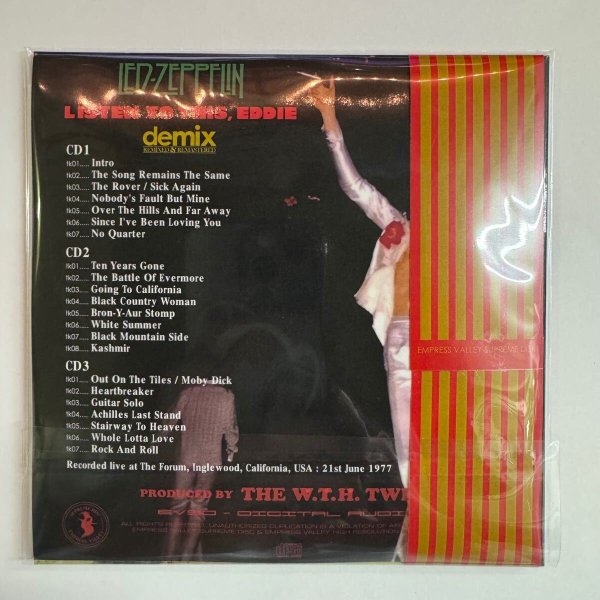 Photo2: LED ZEPPELIN - LISTEN TO THIS, EDDIE - DEMIX 3CD PRO USE ONLY COVER [EMPRESS VALLEY] (2)