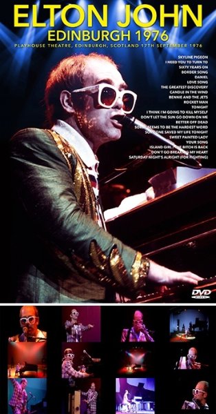 Photo1: ELTON JOHN - EDINBURGH 1976 DVDR [Uxbridge 1304] (1)