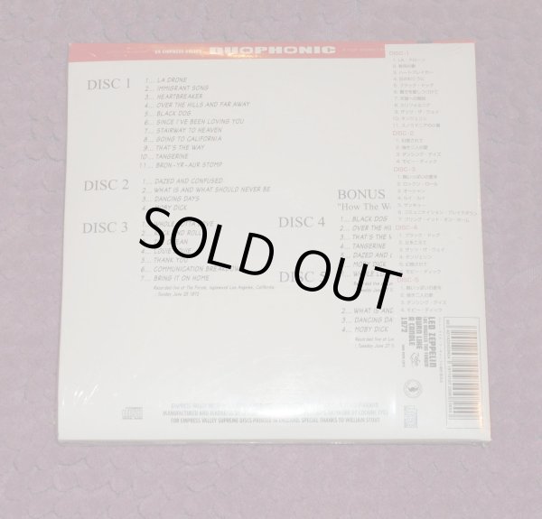 Photo5: LED ZEPPELIN -BURN LIKE A CANDLE  5CD LIMITED PILLOW EDITION 100 COPIES ONLY W/ T-SHIRT [EMPRESS VALLEY] ★★★STOCK ITEM / OUT OF PRINT / VERY RARE★★★ (5)