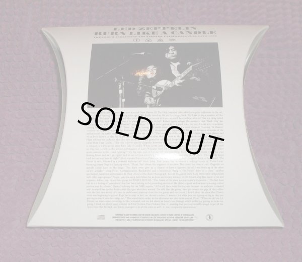 Photo2: LED ZEPPELIN -BURN LIKE A CANDLE  5CD LIMITED PILLOW EDITION 100 COPIES ONLY W/ T-SHIRT [EMPRESS VALLEY] ★★★STOCK ITEM / OUT OF PRINT / VERY RARE★★★ (2)