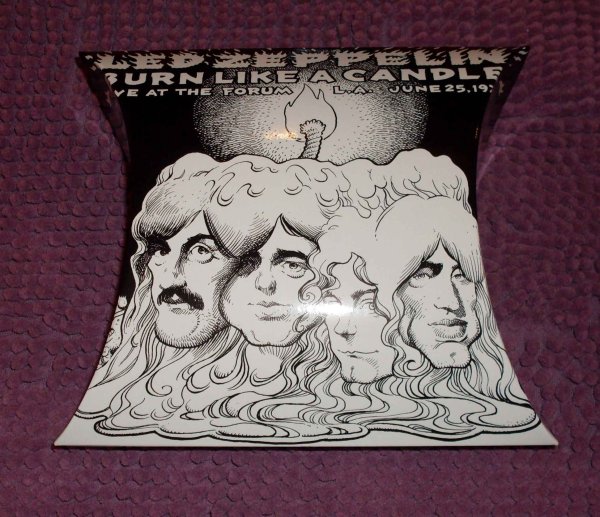 Photo1: LED ZEPPELIN -BURN LIKE A CANDLE  5CD LIMITED PILLOW EDITION 100 COPIES ONLY W/ T-SHIRT [EMPRESS VALLEY] ★★★STOCK ITEM / OUT OF PRINT / VERY RARE★★★ (1)