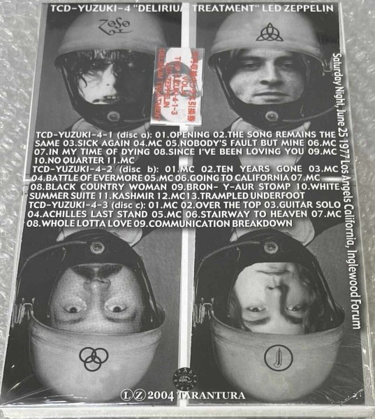Photo6: LED ZEPPELIN - DELIRIUM TREATMENT 3CD JIMMY COVER BOX LIMITED 150 ONLY  [TARANTURA] ★★★STOCK ITEM / OUT OF PRINT / VERY RARE★★★ (6)
