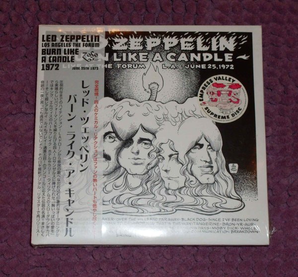 Photo4: LED ZEPPELIN -BURN LIKE A CANDLE  5CD LIMITED PILLOW EDITION 100 COPIES ONLY W/ T-SHIRT [EMPRESS VALLEY] ★★★STOCK ITEM / OUT OF PRINT / VERY RARE★★★ (4)