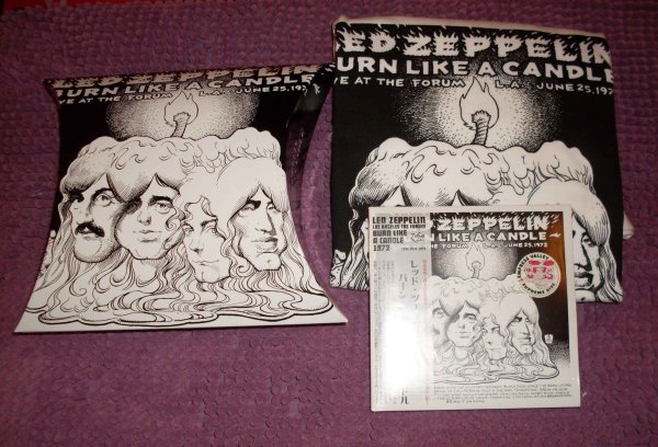 Photo6: LED ZEPPELIN -BURN LIKE A CANDLE  5CD LIMITED PILLOW EDITION 100 COPIES ONLY W/ T-SHIRT [EMPRESS VALLEY] ★★★STOCK ITEM / OUT OF PRINT / VERY RARE★★★ (6)