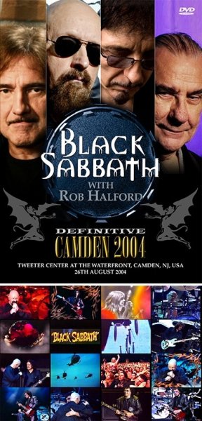 Photo1:  BLACK SABBATH with ROB HALFORD - DEFINITIVE CAMDEN 2004 DVD+CD [ZODIAC 379] (1)