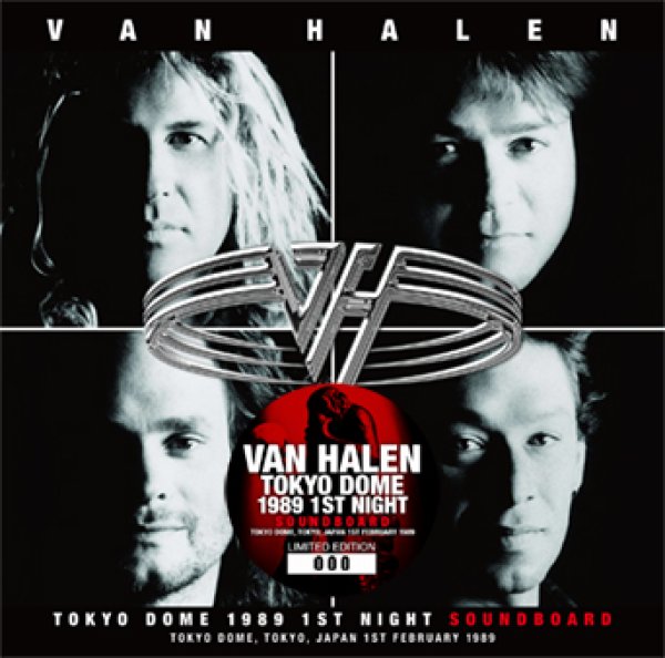 Photo1:  VAN HALEN - TOKYO DOME 1989 1ST NIGHT: SOUNDBOARD CD plus Bonus DVDR "TOKYO DOME 1989 1ST NIGHT [ZODIAC 722] (1)