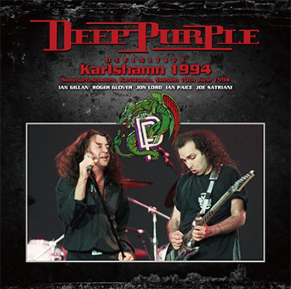 Photo1: DEEP PURPLE - DEFINITIVE KARLSHAMN 1994 2CD [Darker Than Blue 285/286 ] (1)