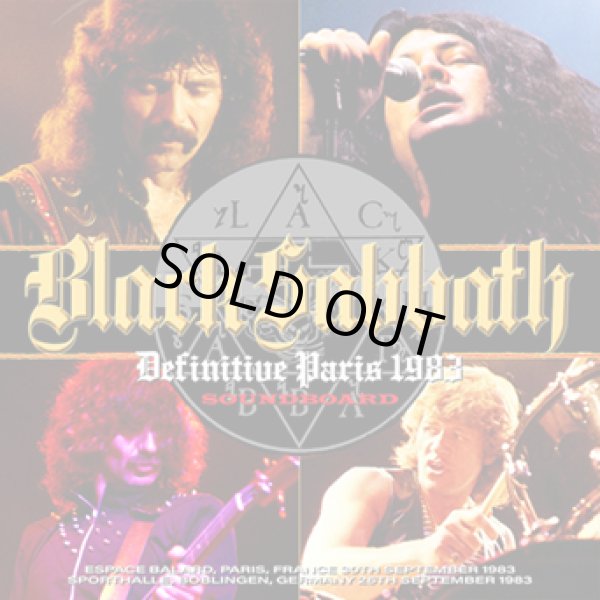 Photo1: BLACK SABBATH - DEFINITIVE PARIS 1983 SOUNDBOARD CD [ZODIAC 601] ★★★STOCK ITEM / HOT SPRING SALE★★★ (1)