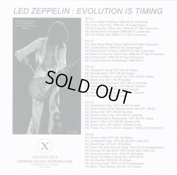 LED ZEPPELIN - EVOLUTION IS TIMING 1 1969-1980 15CD BOX