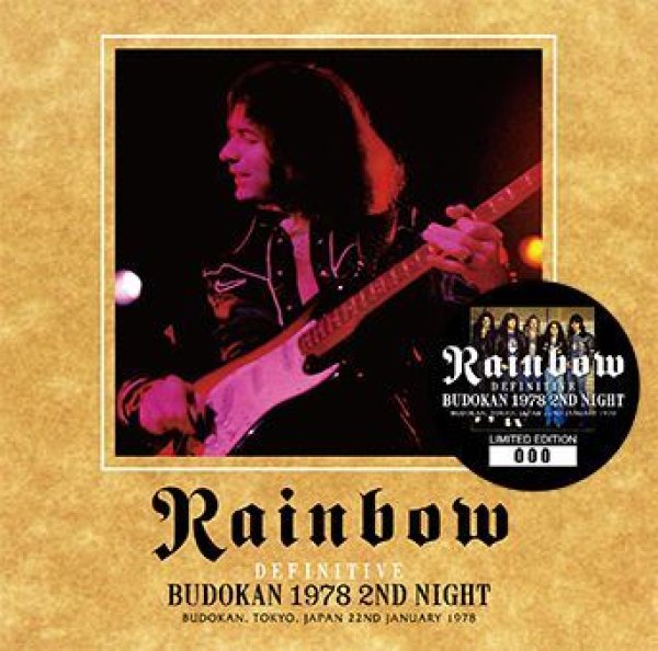 Photo1: RAINBOW - DEFINITIVE BUDOKAN 1978 2ND NIGHT 2CD [Rising Arrow-056] (1)