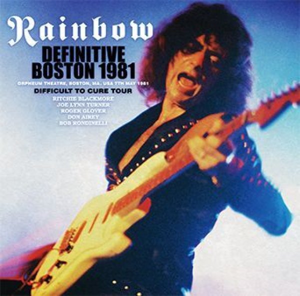 Photo1: RAINBOW - DEFINITIVE BOSTON 1981 2CD [Darker Than Blue 203/204] (1)