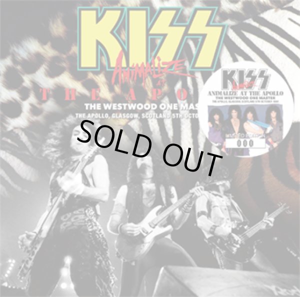 Photo1: KISS - ANIMALIZE AT THE APOLLO: THE WESTWOOD ONE MASTER CD [ZODIAC 719] ★★★STOCK ITEM / HOT SPRING SALE★★★ (1)