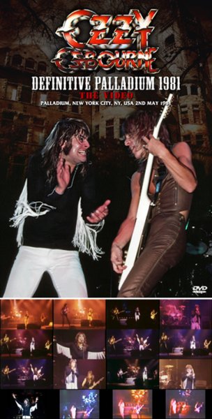 Photo1: OZZY OSBOURNE - DEFINITIVE PALLADIUM 1981 THE VIDEO DVDR [Shades 2167] (1)