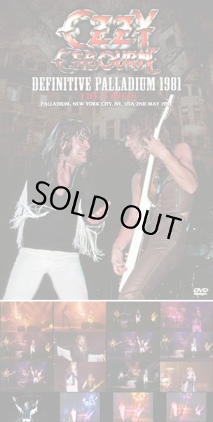 Photo1: OZZY OSBOURNE - DEFINITIVE PALLADIUM 1981 THE VIDEO DVDR [Shades 2167] ★★★STOCK ITEM★★★ (1)