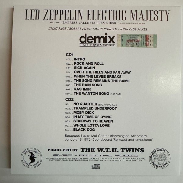Photo4: LED ZEPPELIN - ELECTRIC MAJESTY 8CD BOX DEMIX [EMPRESS VALLEY]  (4)
