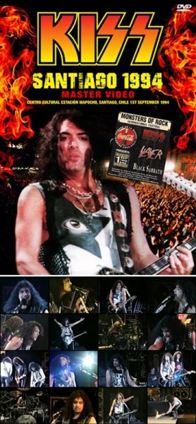 Photo1: KISS - SANTIAGO 1994 MASTER VIDEO DVDR [Shades 2169] (1)