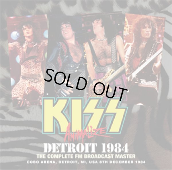 Photo1: KISS - DETROIT 1984 THE COMPLETE FM BROADCAST MASTER 2CD plus Bonus DVDR "ANIMALIZE LIVE UNCENSORED [ZODIAC 617] ★★★STOCK ITEM / HOT SPRING SALE★★★ (1)
