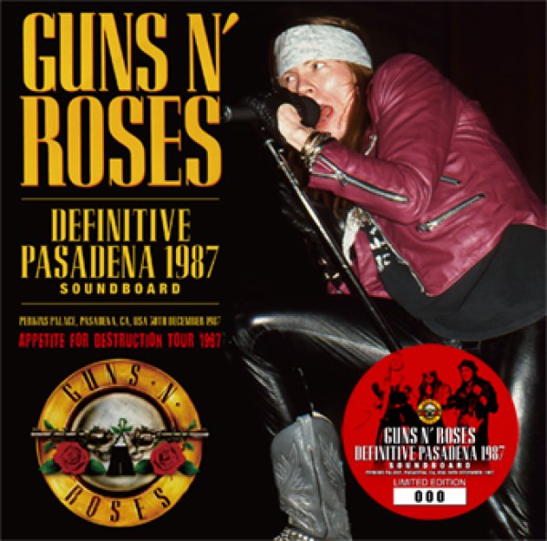 Photo1: GUNS N' ROSES - DEFINITIVE PASADENA 1987 SOUNDBOARD 2CD [ZODIAC 727] (1)