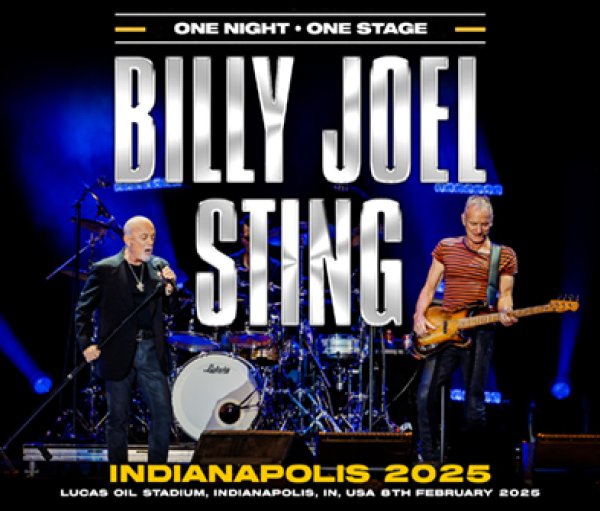 Photo1: BILLY JOEL / STING - INDIANAPOLIS 2025 3CDR [Uxbridge 2419] (1)