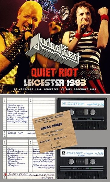 Photo1: JUDAS PRIEST / QUIET RIOT - LEICESTER 1983 3CDR [Shades 1183] (1)