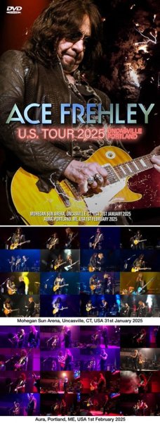 Photo1: ACE FREHLEY - U.S. TOUR 2025: UNCASVILLE & PORTLAND 2DVDR [Shades 2174] (1)