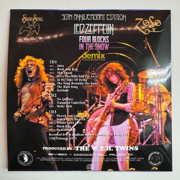 Photo4: LED ZEPPELIN - FOUR BLOCKS IN THE SNOW 3CD PRO USE ONLY!!! [EMPRESS VALLEY] (4)