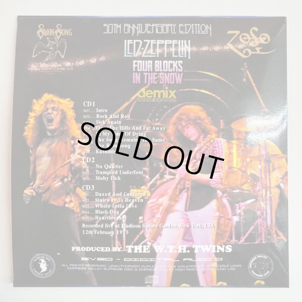 Photo4: LED ZEPPELIN - FOUR BLOCKS IN THE SNOW 3CD PRO USE ONLY!!! [EMPRESS VALLEY] ★★★STOCK ITEM / OUT OF PRINT / PRO USE ONLY★★★ (4)