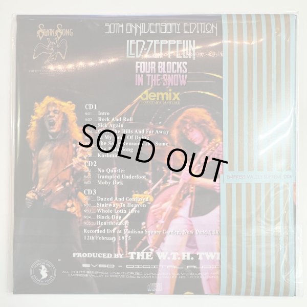 Photo2: LED ZEPPELIN - FOUR BLOCKS IN THE SNOW 3CD PRO USE ONLY!!! [EMPRESS VALLEY] ★★★STOCK ITEM / OUT OF PRINT / PRO USE ONLY★★★ (2)