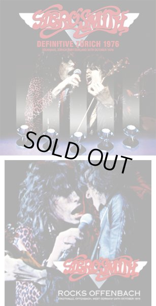 Photo1: AEROSMITH - DEFINITIVE ZURICH 1976 CD plus Bonus CDR "ROCKS OFFENBACH [ZODIAC 544]  ★★★STOCK ITEM / HOT SPRING SALE★★★ (1)